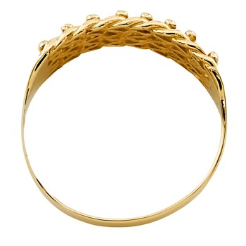 9ct gold 2.1g Keeper Ring size T